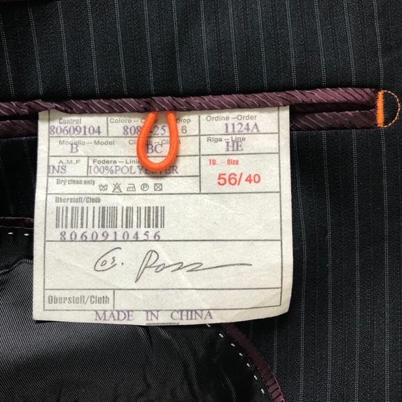 sergio ferno | Suits & Blazers | Sergio Ferno Pinstriped Blazer Sz 564 ...